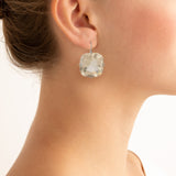 champagne i quartz earrings