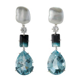 FLAPPER IV aquamarine earrings