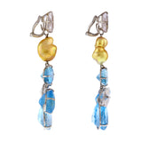 DUSTER VI aquamarine earrings