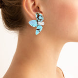 Lavender iv turquoise earrings