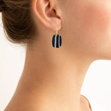 STRIPE I agate earrings