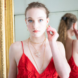 Cluster I herkimer necklace