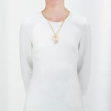 Cluster I herkimer necklace