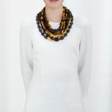 Baltic V amber necklace