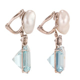 Grace iii aquamarine earrings