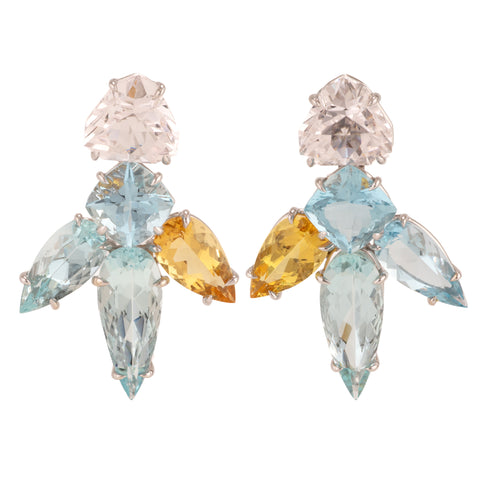 Grace V aquamarine earrings