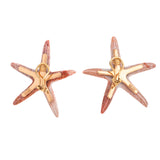 Starfish i chalcedony earrings