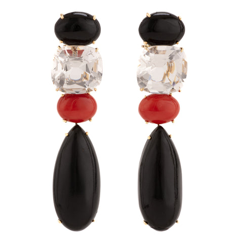 Chic iv coral earrings
