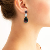 Jane iii garnet and danburite earrings