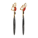 Aphrodite vii Jade, diamond and tourmaline drop