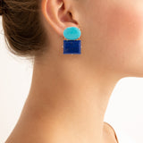 Classic ii lapis earrings