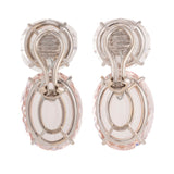 Shimmer ii morganite earrings