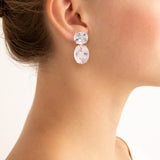 Shimmer ii morganite earrings