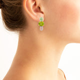 universe iii opal, tourmaline and peridot earrings