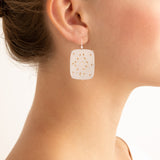 Burst Vii beryl and danburite earrings