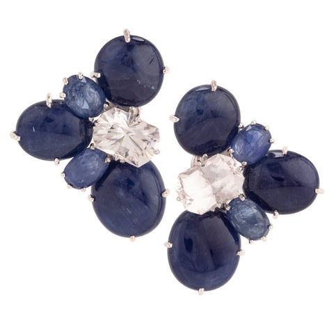 Burst vi sapphire earrings