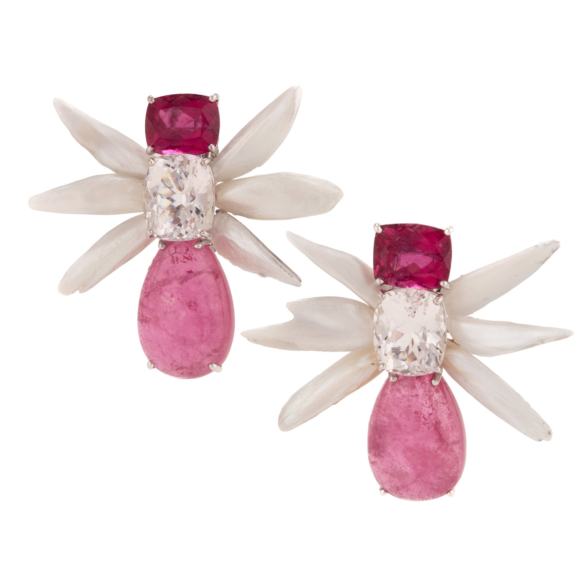 Burst ix tourmaline earrings