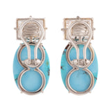 Bubble ii turquoise earrings