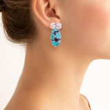 Doppler ii turquoise earrings