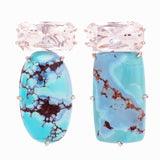 Doppler ii turquoise earrings