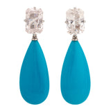 Sleeping Beauty ii turquoise earrings