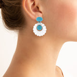 BEAUTY III turquoise earrings