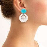 BEAUTY III turquoise earrings