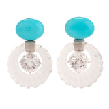 BEAUTY III turquoise earrings