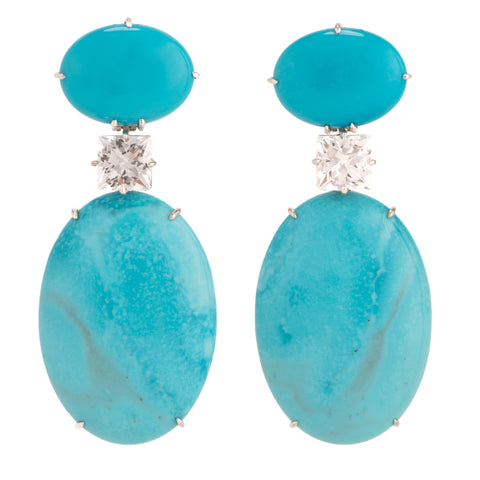 BEAUTY iii turquoise earrings