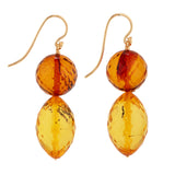 Jeanne II amber earrings