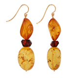 Jeanne III amber earrings