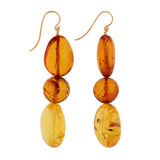 Jeanne III amber earrings