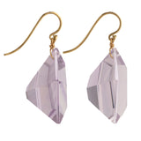 Shield I amethyst earrings