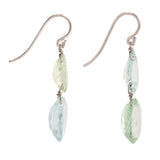 Droplet ii aquamarine earrings