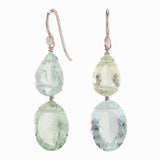Droplet ii aquamarine earrings