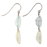 REINE II aquamarine earrings