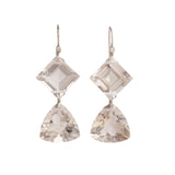 Geometric II herkimer earrings
