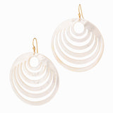 St Barths Ripple i pearl earring