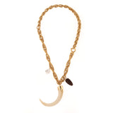 Diana charm iii gold chain necklace