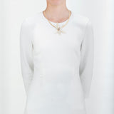 Orchid VI pearl and spinel necklace