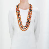 Chic iii amber necklace