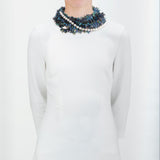 Universe V opal pearl necklace