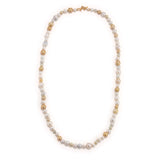 Bubbles 81 golden pearl necklace