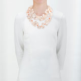 St Barths pearl coral necklace