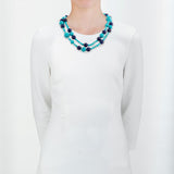 Bubbles i turquoise necklace