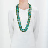 Sonoran III aquamarine turquoise necklace