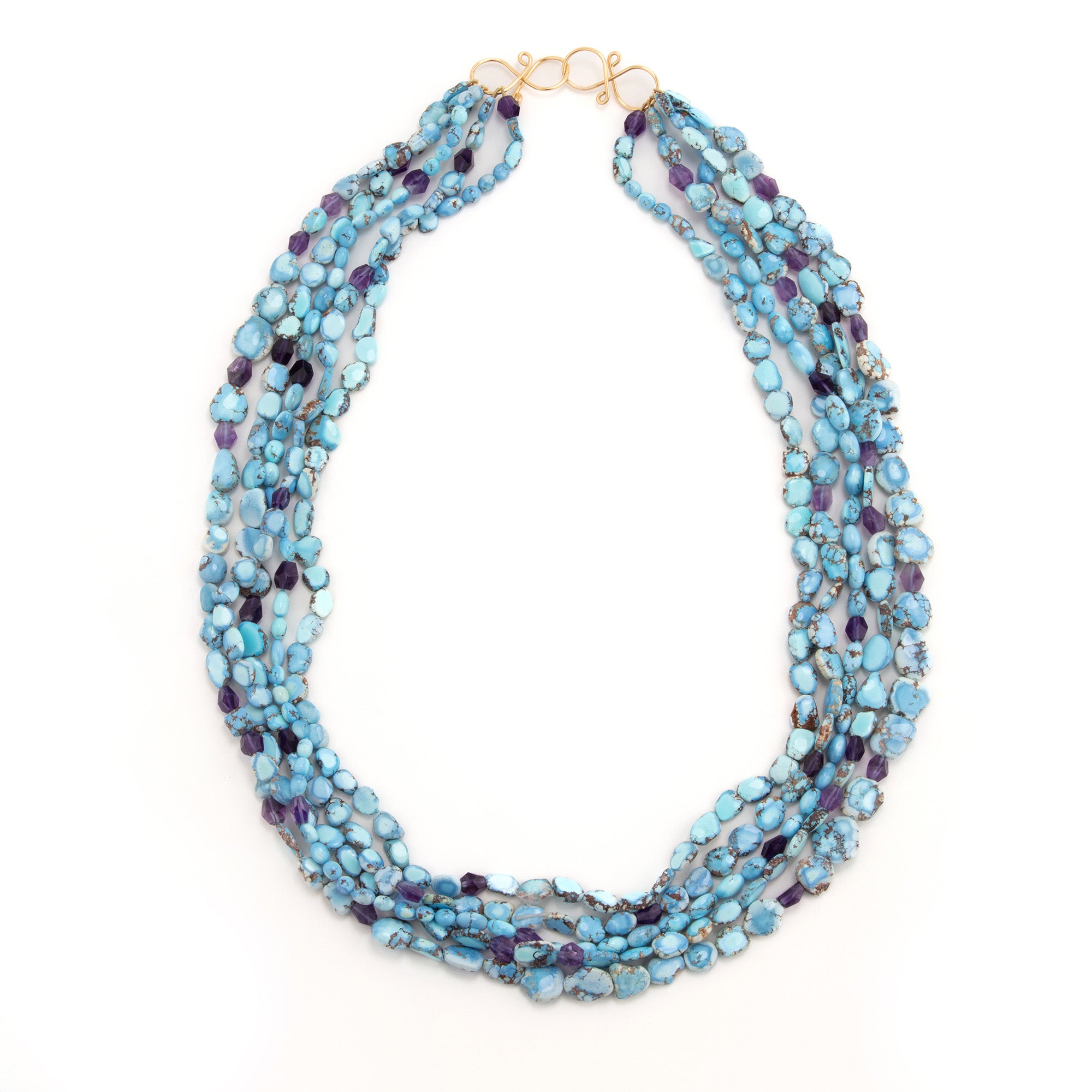 Lavender iV turquoise necklace