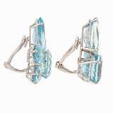Flair iv aquamarine earrings