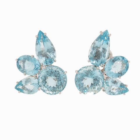 Flair iv aquamarine earrings