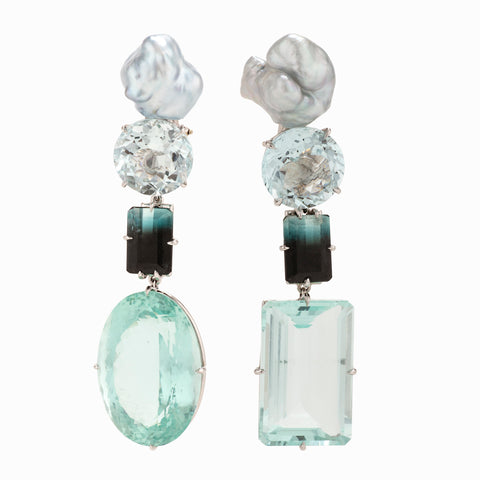 SPRING IV aquamarine earrings